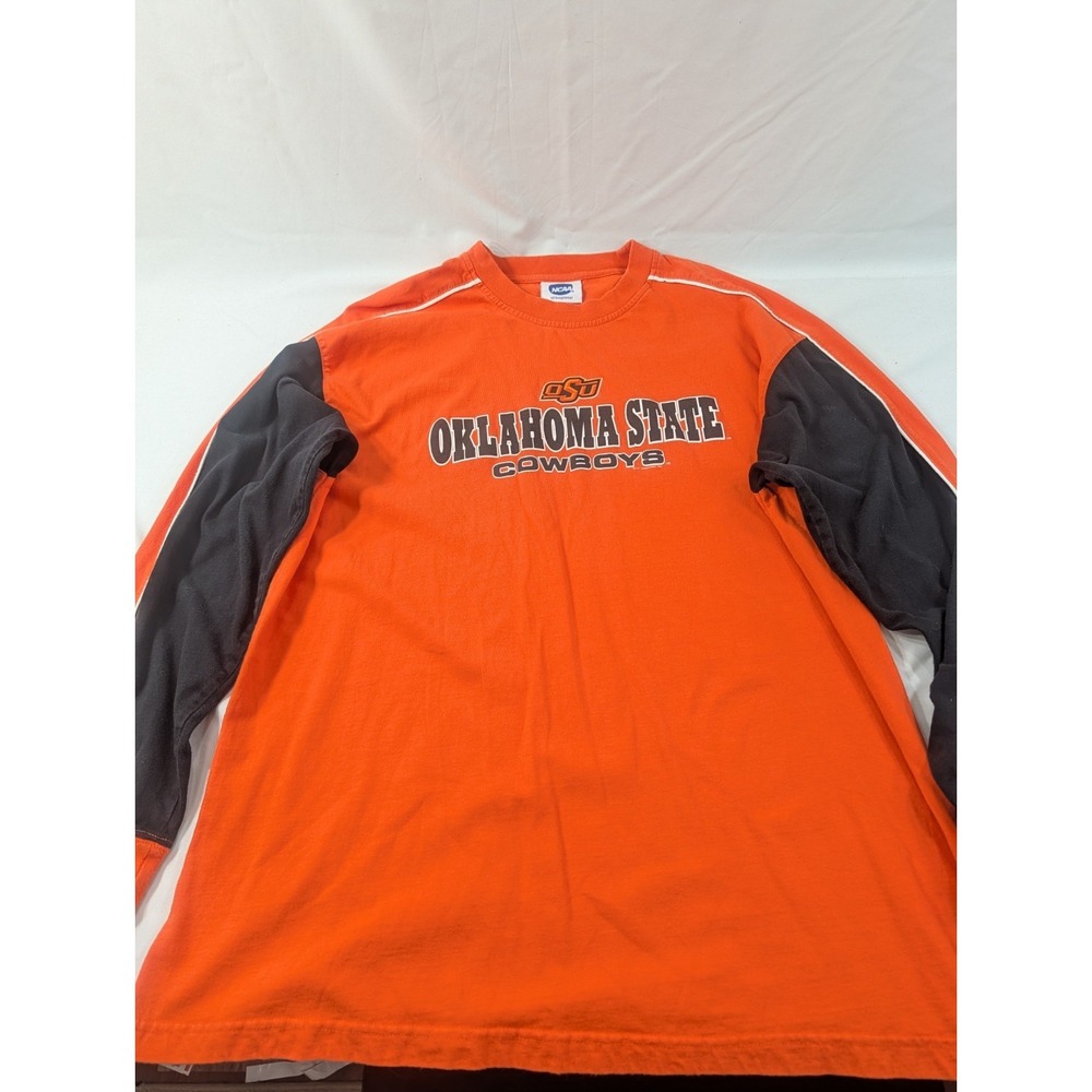 OSU‎ Oklahoma State Cowboys T-Shirt Mens Size XL Orange NCAA - Picture 4 of 9